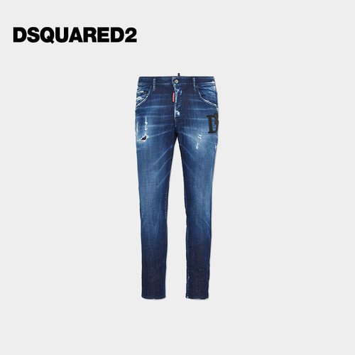 DSQUARED2/D2次方  男士修身时尚牛仔裤Skater