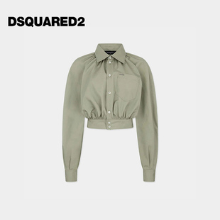 2026春夏女士短款 D2次方 DSQUARED2 休闲衬衫 春夏新品