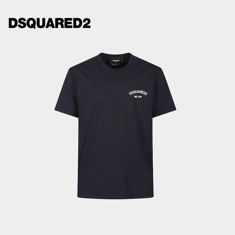 【低至5折】DSQUARED2/D2次方 男士日常圆领T恤短袖上衣