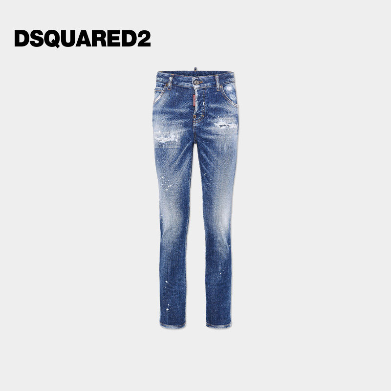 DSQUARED2/D2次方 女士时尚修身复古牛仔裤图片