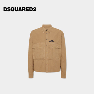 5折 棉质休闲时尚 DSQUARED2 男士 衬衫 D2次方