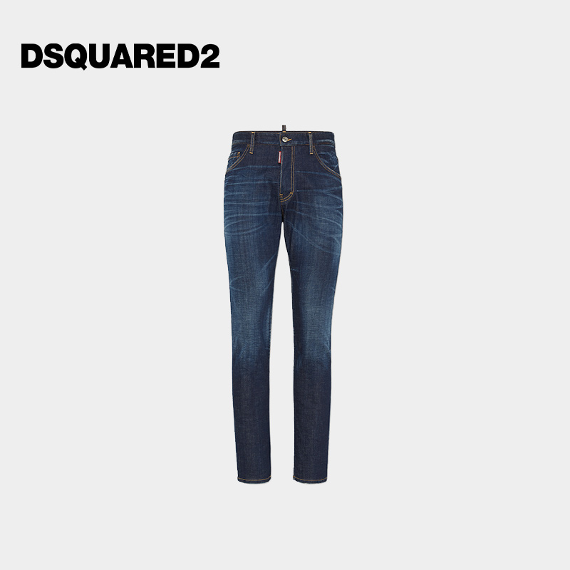 【新品】DSQUARED2/D2次方 2025秋冬 男士简约修身牛仔裤Cool Guy