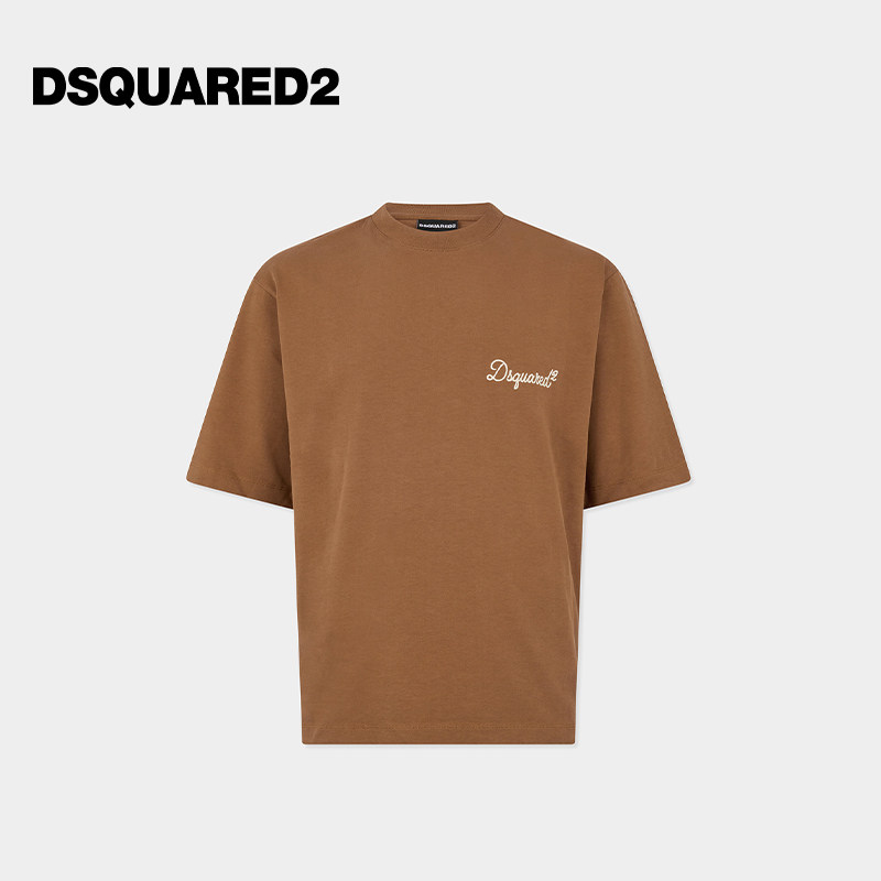 【首降7折】DSQUARED2/D2次方 2026春夏系列男士宽松日常T恤上衣