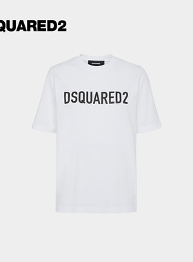 【4折】DSQUARED2/D2次方  女士字母印花休闲圆领T恤
