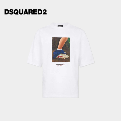 【春夏新品】DSQUARED2/D2次方 2026春夏男士棉质圆领短袖T恤