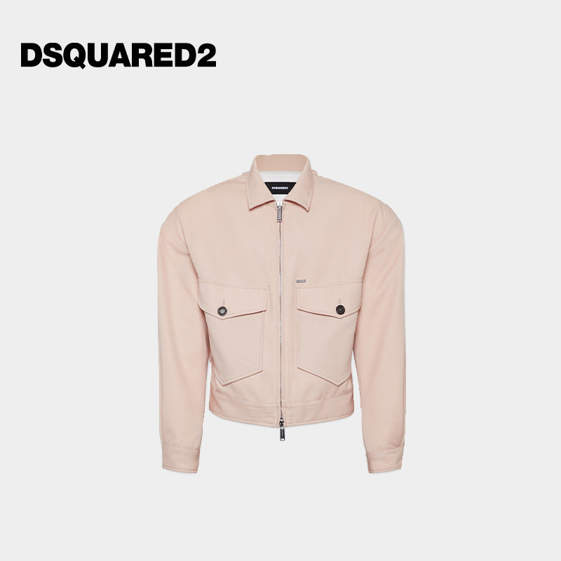 【低至5折】DSQUARED2/D2次方  男士简约时尚短款夹克外套