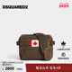 4折 男士 DSQUARED2 D2次方 2024秋冬系列 时尚 潮流单肩斜挎包