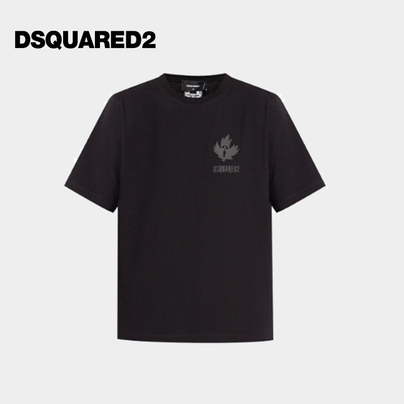DSQUARED2/D2次方 女士简约日常T恤短袖