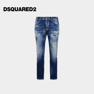 DSQUARED2/D2次方 2026春夏男士复古修身牛仔裤Skater