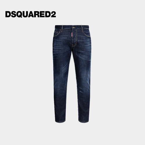 DSQUARED2/D2次方 2026春夏男士复古修身牛仔裤