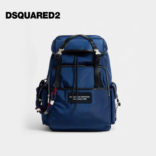 DSQUARED2/D2次方 2026春夏男士大容量日常双肩背包