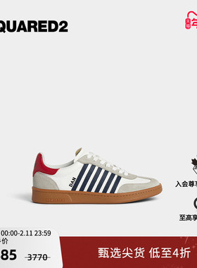 【5折】DSQUARED2/D2次方 秋冬男士休闲时尚皮革运动休闲鞋