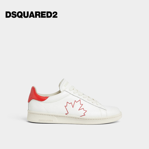 【5折】DSQUARED2/D2次方  男士简约枫叶细节时尚休闲鞋