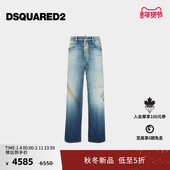 新品 宽松牛仔裤 DSQUARED2 D2次方 2025秋冬男士 Loose Jean