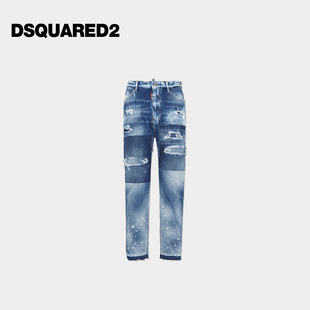 D2次方 Bro 秋冬系列 复古直筒牛仔裤 Jean 男士 DSQUARED2
