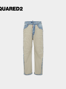 【5折】DSQUARED2/D2次方男士宽松凉感cleanfit牛仔裤Kawaii