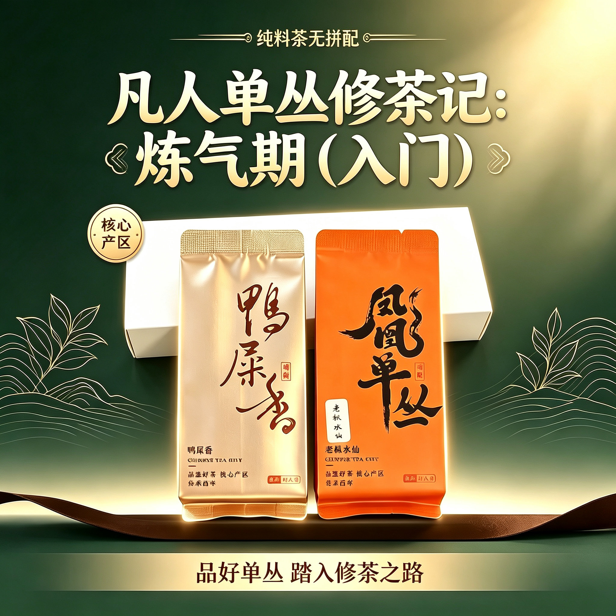 【炼气期-凡人单丛修茶记】2026年奶香鸭屎香+老枞水仙凤凰单丛茶