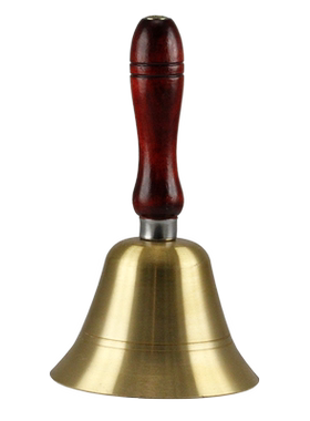 黄铜手摇风铃手把件工艺品门饰