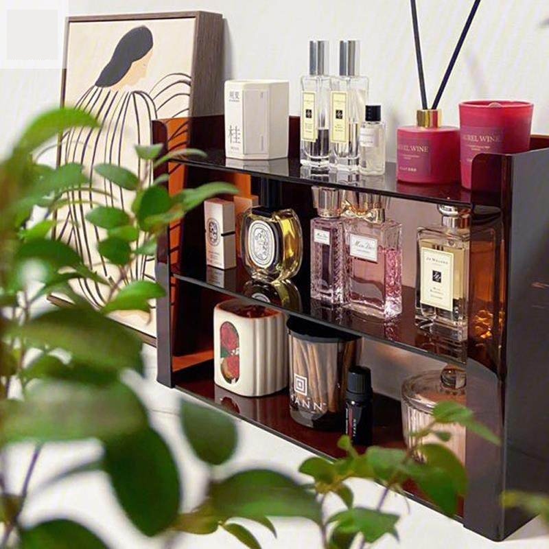 欧式轻奢三层亚克力置物架水杯子收纳架化妆品香水香薰桌面收纳柜,收纳整理,整理架/置物架/收纳架,淘宝优惠券,粉丝福利购,淘宝优惠卷