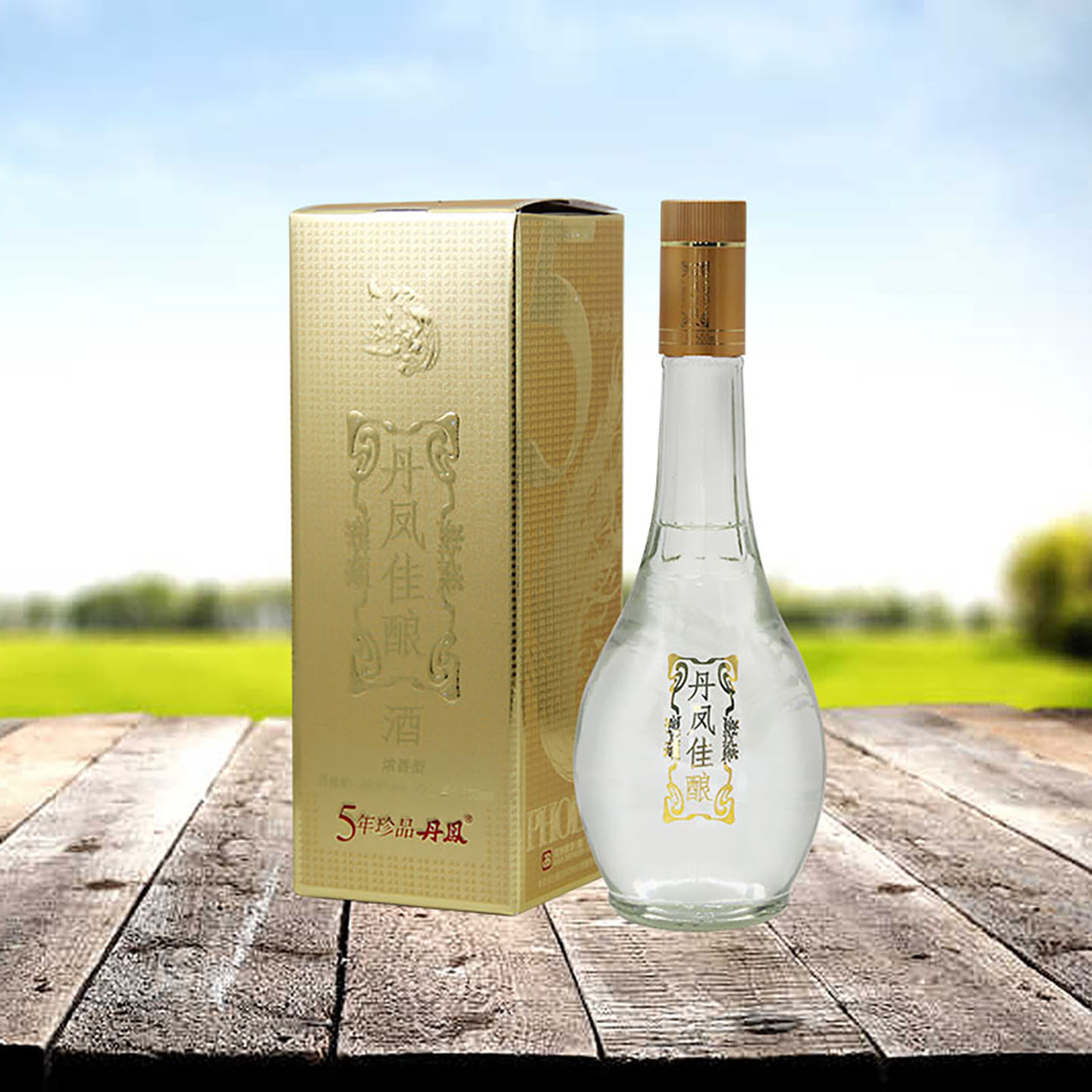 厦门金丹凤佳酿39.5度浓香型白酒500ml/瓶纯粮食高粱酒1斤礼盒装