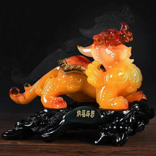 招财树脂吉祥物中式客厅貔貅摆件