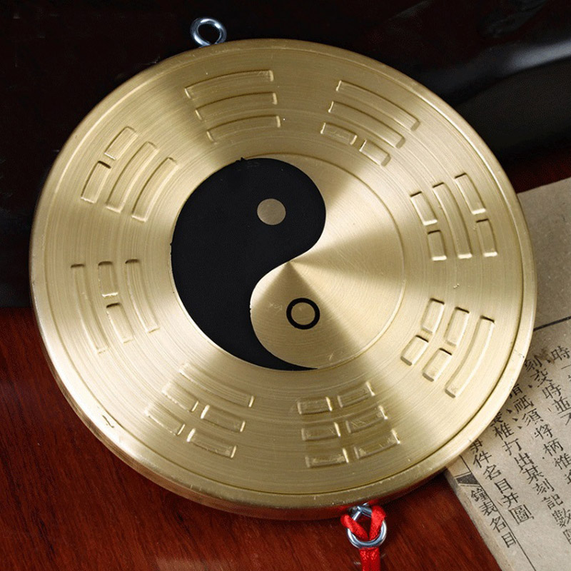 太极阴阳鱼八卦镜铜镜大门挂镜