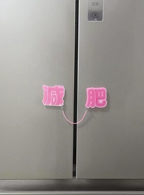 新款减肥冰箱贴装饰提醒你减肥创意礼物可爱高颜值送朋友礼物