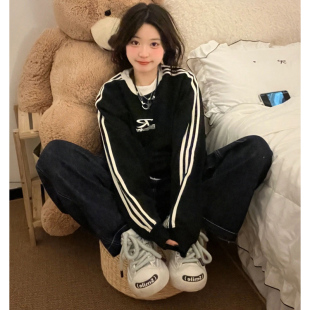 宽松oversize外套 韩版 卫衣女叠穿内搭长袖 上衣ins潮2025春秋新款