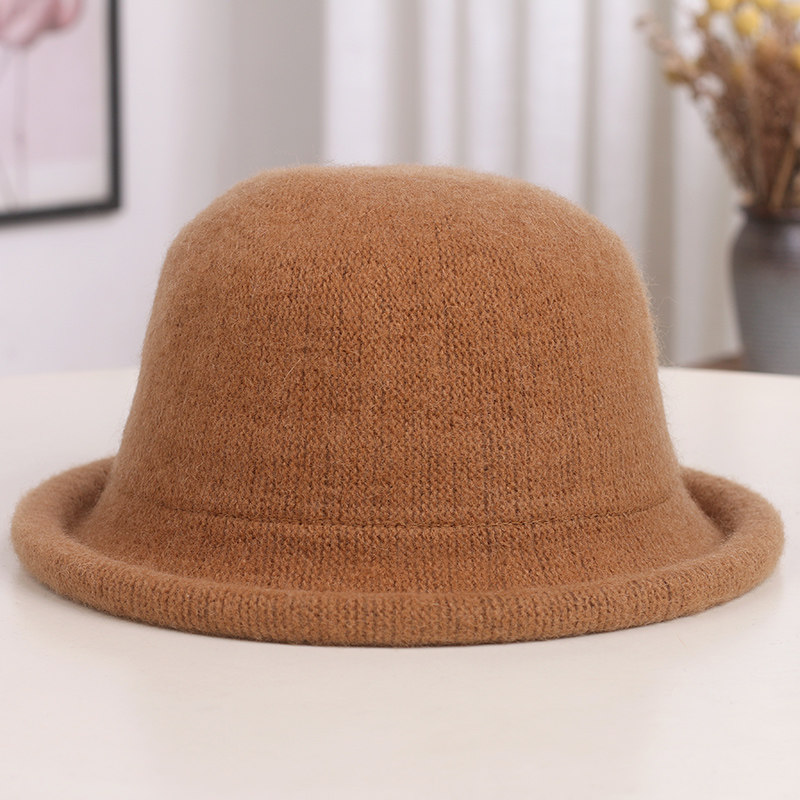日系百搭卷边圆顶小礼帽女秋冬款时尚保暖盆帽针织羊毛休闲渔夫帽,服饰配件/皮带/帽子/围巾,帽子,淘宝优惠券,粉丝福利购,淘宝优惠卷
