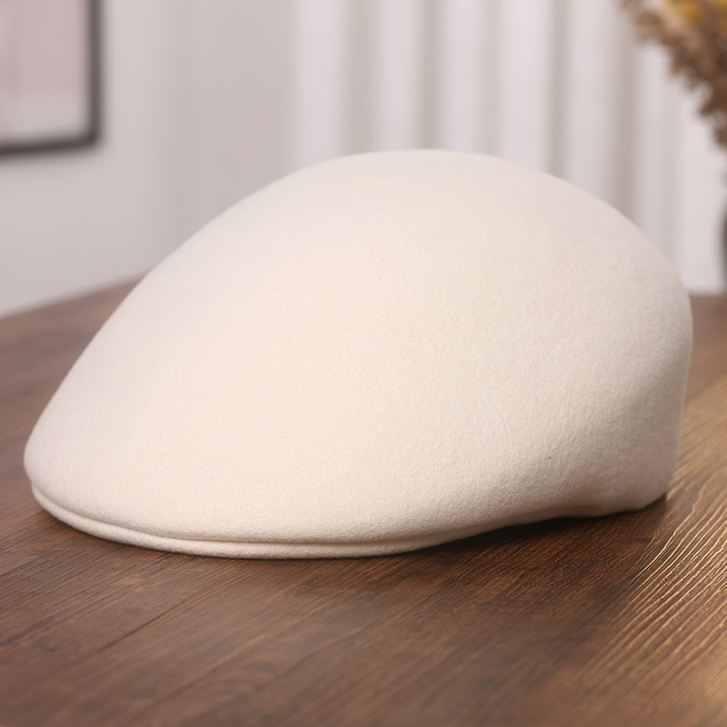 遐恋鸭舌帽贝雷帽女秋冬羊毛呢