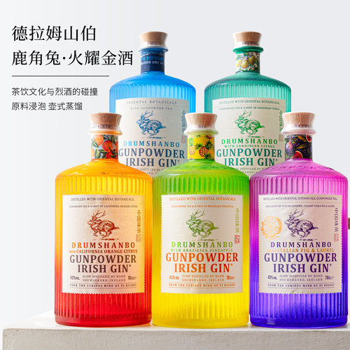 爱尔兰鹿角兔火耀联名款金酒洋酒
