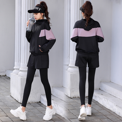 运动健身套装女健身房专用跑步