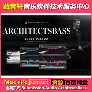 Submission Audio ArchitectsBass v1.0.2 KONTAKT 金属贝司音色