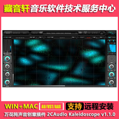 2CAudio Kaleidoscope 1.1 万花筒音频声音创意效果处理器WIN+MAC