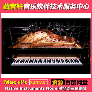 雅马哈三角钢琴 Native Instruments Noire v1.2.0 KONTAKT 音色