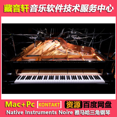 雅马哈三角钢琴 Native Instruments Noire v1.2.0 KONTAKT 音色