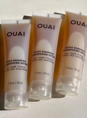 包邮现货 OUAI Detox Shampoo 深层清洁洗发水小样30ml
