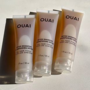 包邮现货 OUAI Detox Shampoo 深层清洁洗发水小样30ml