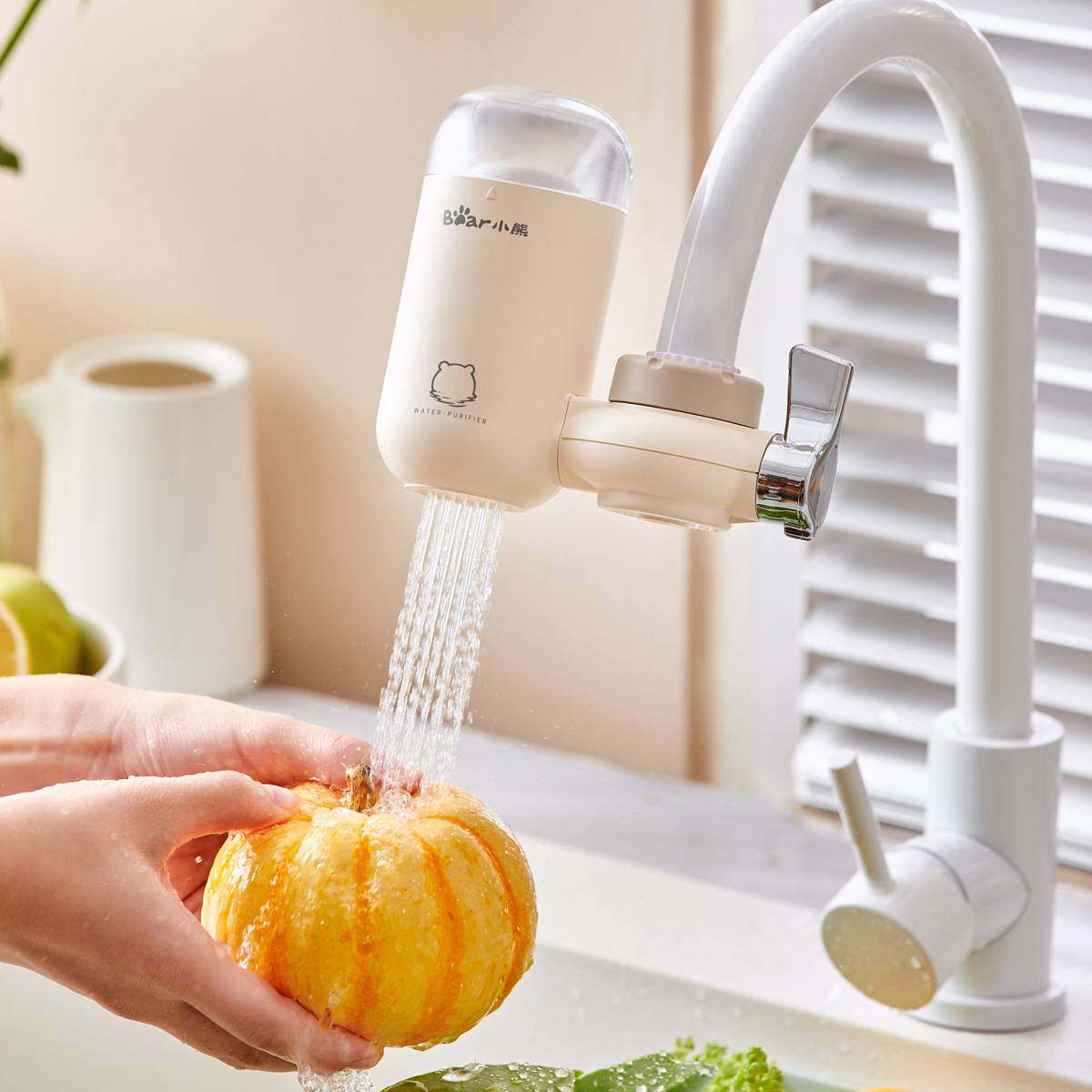 官网品牌小熊水龙头净水器CX-E0028自来水净化过滤器厨房家用滤芯