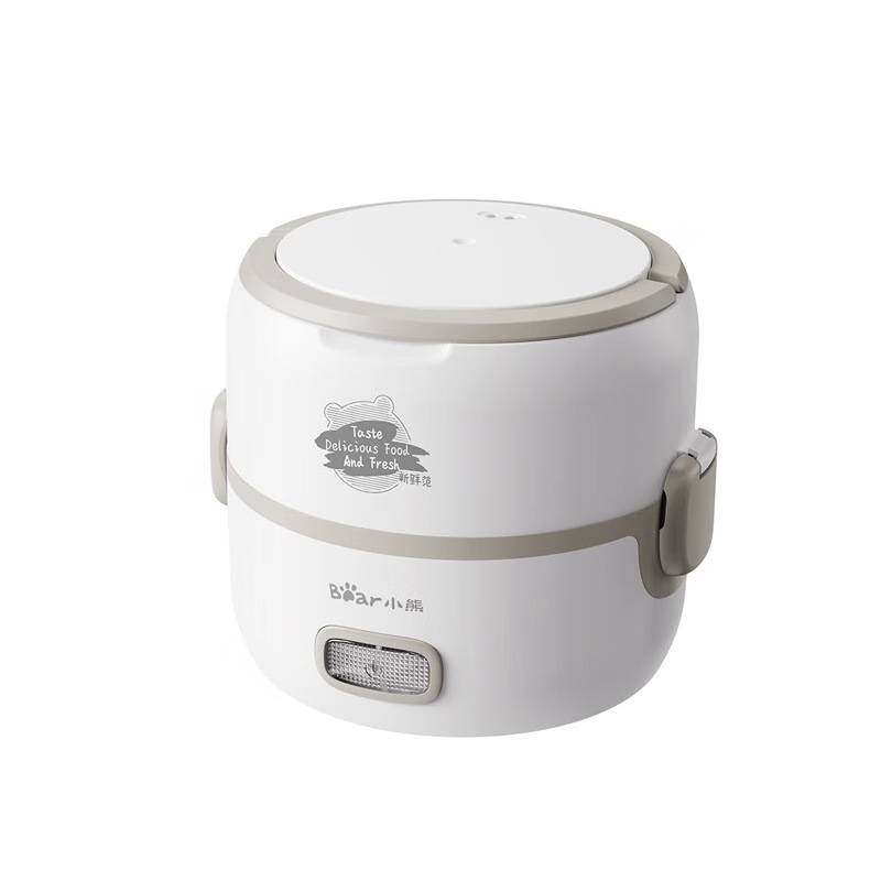 正品小熊DFH-B14S3双胆加热饭盒蒸热饭器保温密封可蒸煮鸡蛋多功