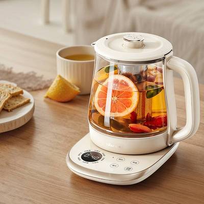 官方正品小熊养生壶YSH-L15R8家用玻璃保温煮茶壶办公室小型养生