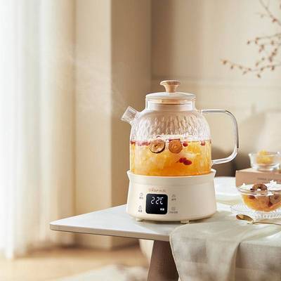 官方正品小熊养生壶YSH-M10H3全玻璃家用多功能小型迷你办公室煮