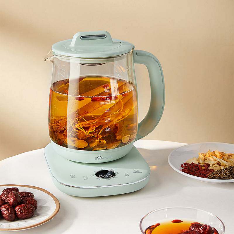 官方小熊YSH-B18P1养生壶煮茶壶电水壶花茶壶1.8L烧水壶316不锈钢