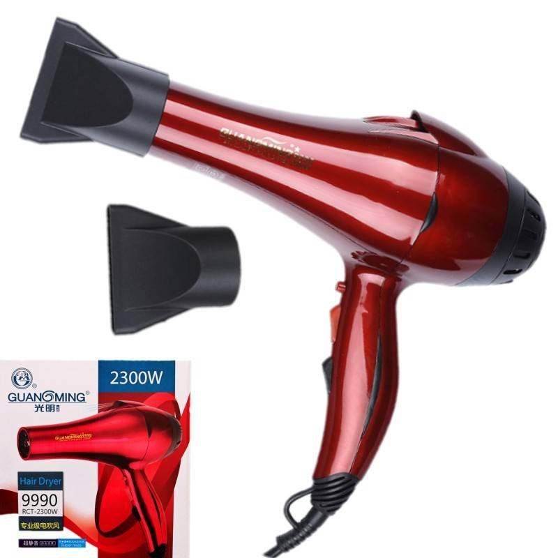 正品光明9990大功率大电机吹风机2300W发廊理发店家用恒温护发电