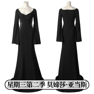 时觉星期三第二季 莫媂莎·亚当斯cosplay美剧影视同款C服女5067