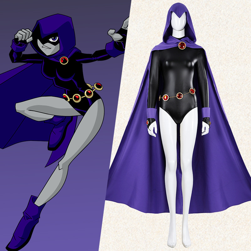 渡鸦cosplay服新少年泰坦