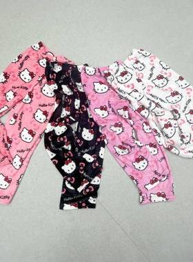 Cute Sanrio Cartoon Pajamas Anime Hello Kitty Pants Multicol