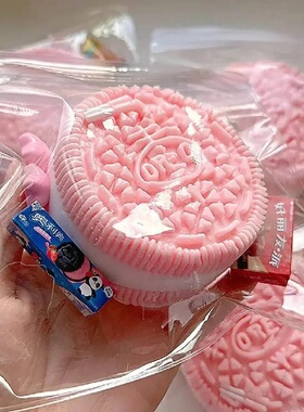Big Oreo Handmade Silicone Sss Relief Squishy Toy Mochi