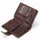 Men Cowhide Wallet Baellerry Oil Wax Genuine Leather
