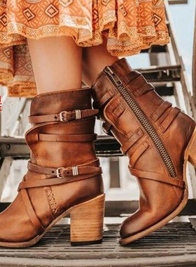 Autumn/Winter boots for ladies in plus-size 35-43大码女士靴